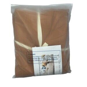 OMYSTYLE 100% Washed Cotton Duvet Cover Set King Burnt Orange Brown New